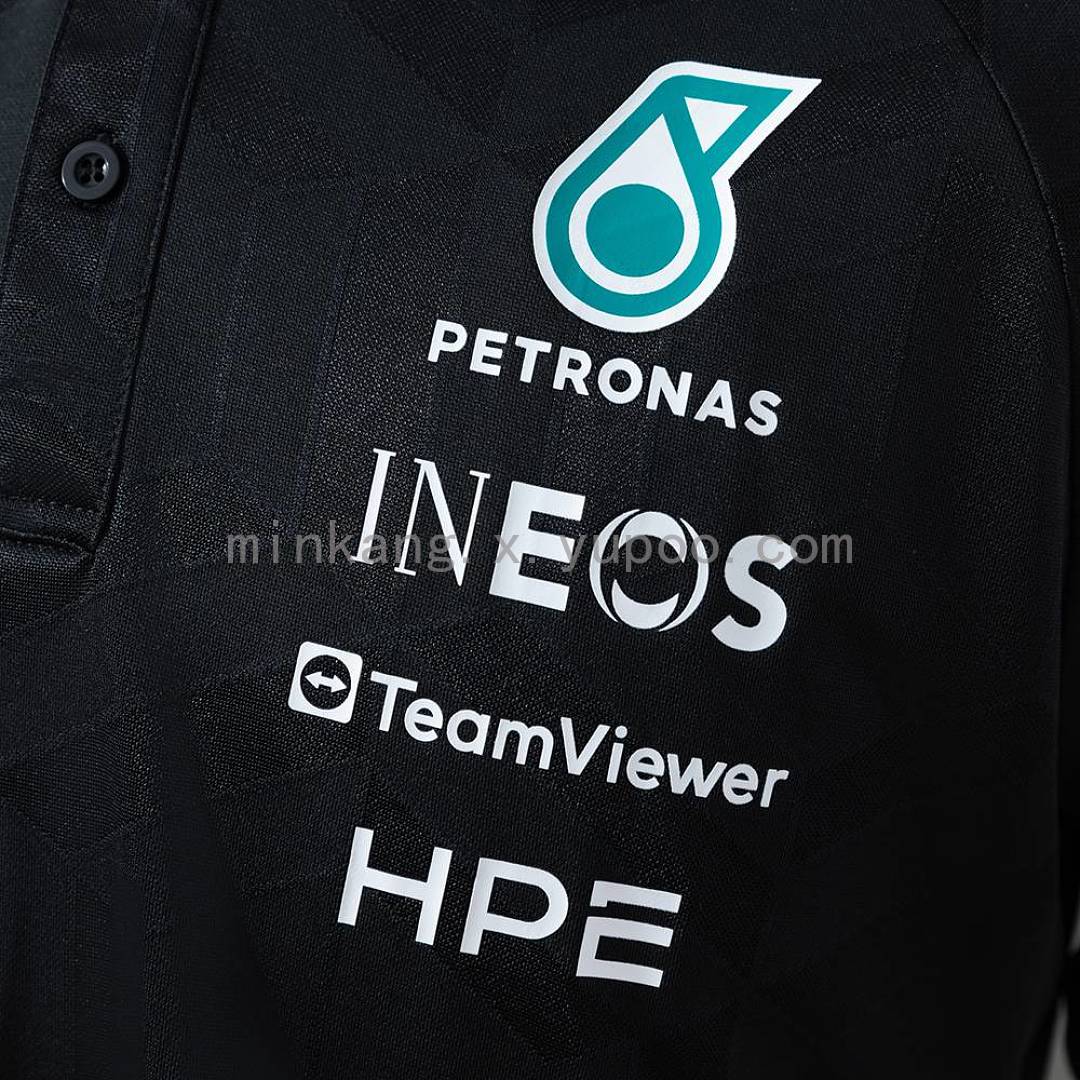 Mercedes-AMG Petronas F1 2026 Black Polo S-5XL 5