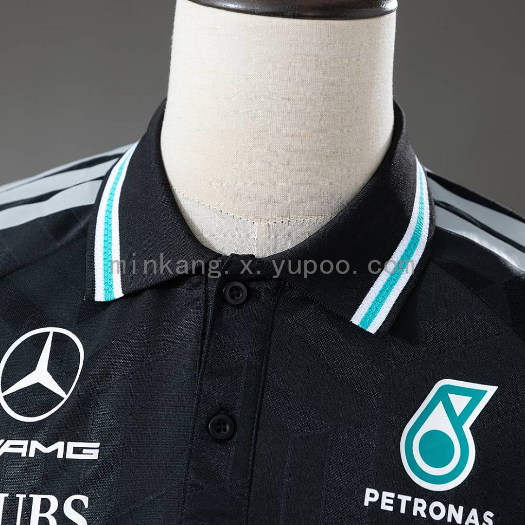 Mercedes-AMG Petronas F1 2026 Black Polo S-5XL 9