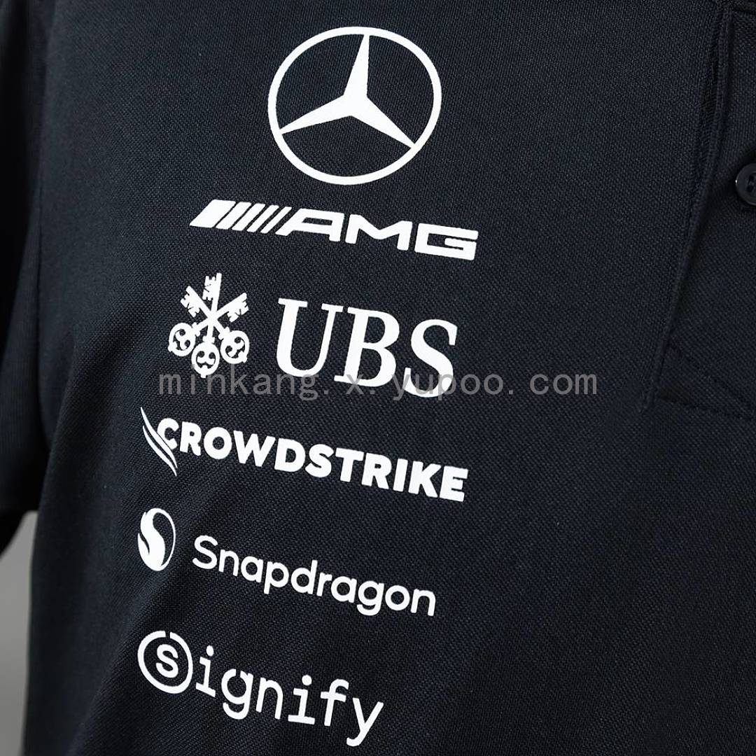 Mercedes-AMG Petronas F1 2026 Black Polo S-5XL-1 4