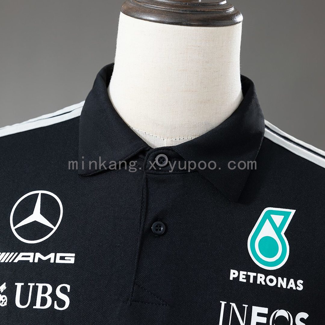 Mercedes-AMG Petronas F1 2026 Black Polo S-5XL-1 10