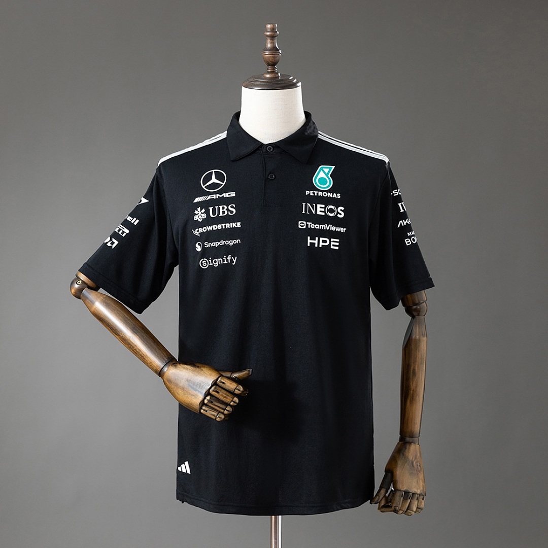 Mercedes-AMG Petronas F1 2026 Black Polo S-5XL-1