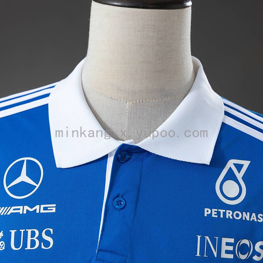 Mercedes-AMG Petronas F1 2026 Blue Polo S-5XL 6