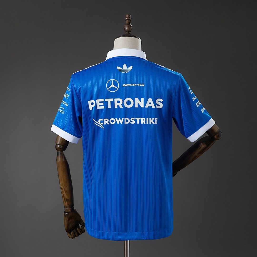 Mercedes-AMG Petronas F1 2026 player version Blue Polo S-5XL-1 3