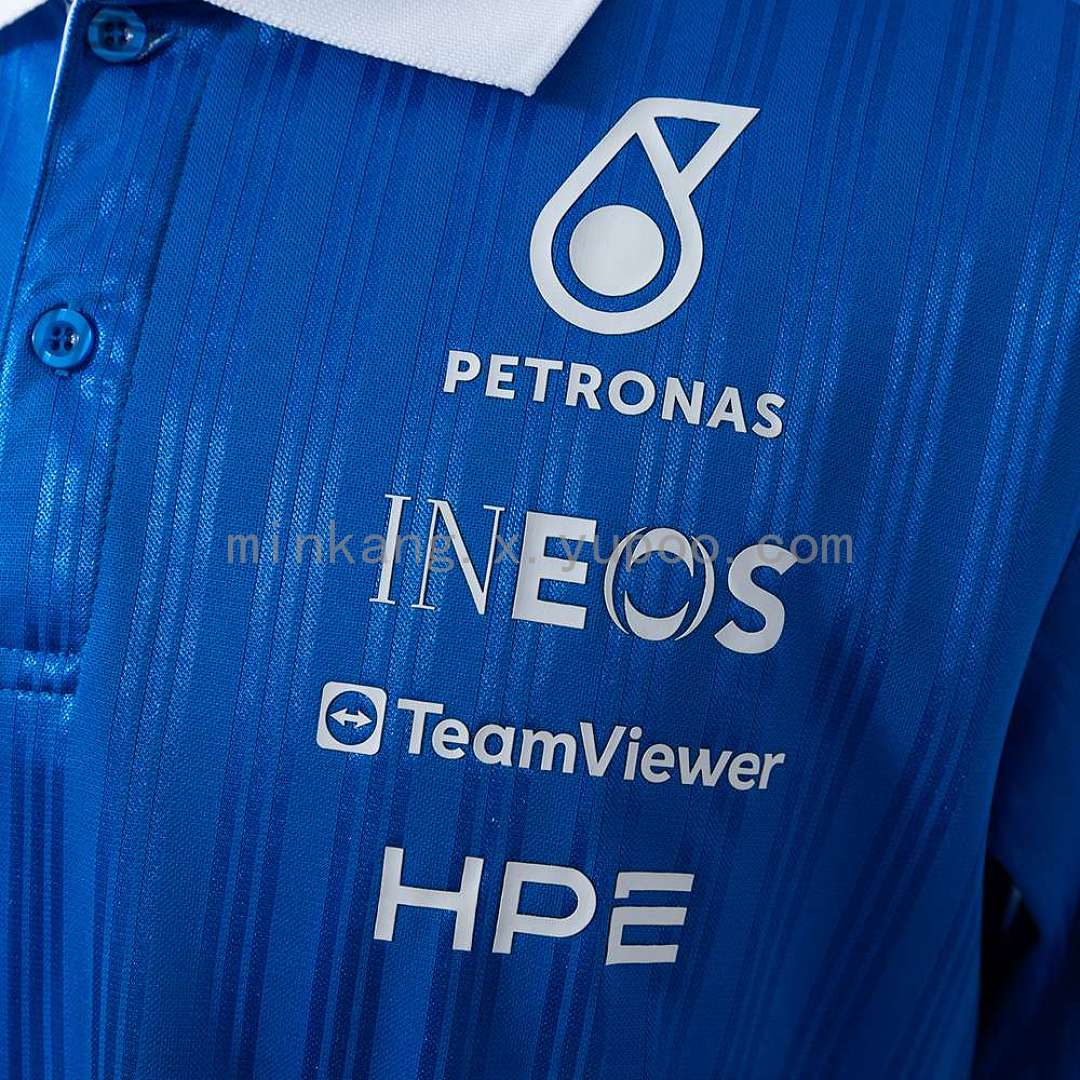 Mercedes-AMG Petronas F1 2026 player version Blue Polo S-5XL-1 5