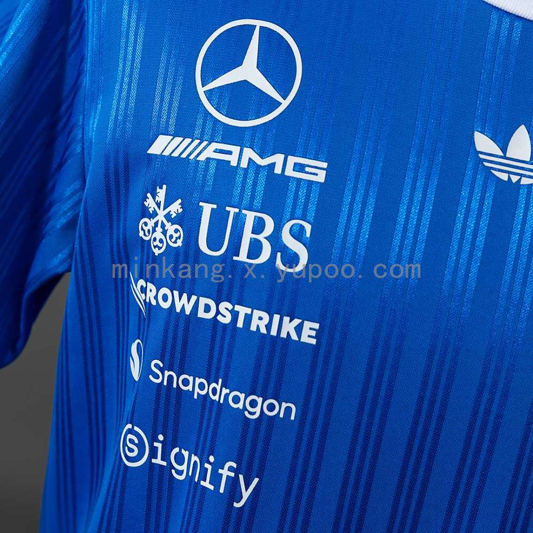 Mercedes-AMG Petronas F1 2026 player version Blue T-shirt S-5XL-1 6