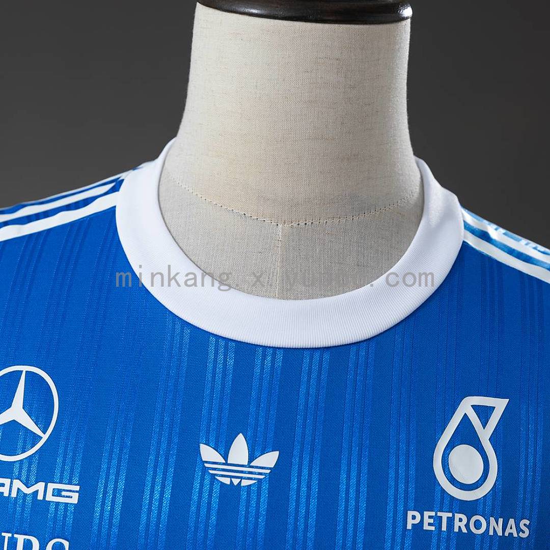 Mercedes-AMG Petronas F1 2026 player version Blue T-shirt S-5XL-1 9