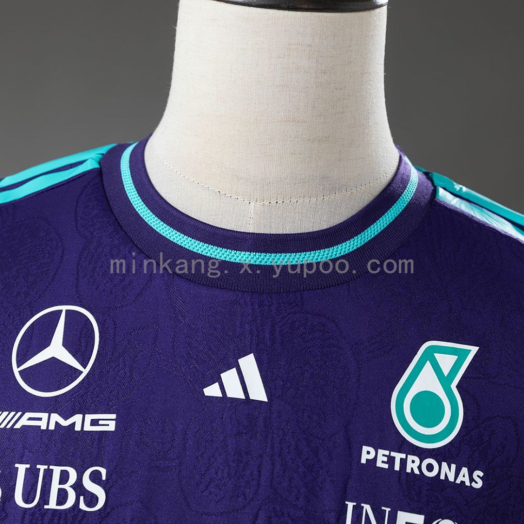 Mercedes-AMG Petronas F1 2026 player version Purple T-shirt S-5XL 3
