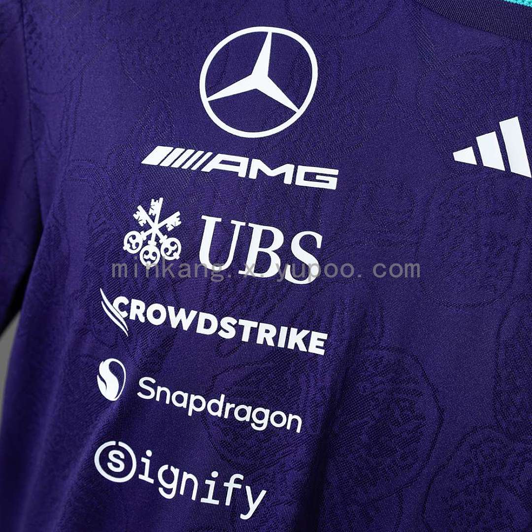 Mercedes-AMG Petronas F1 2026 player version Purple T-shirt S-5XL 8