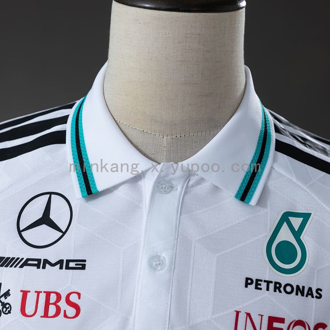 Mercedes-AMG Petronas F1 2026 White Polo S-5XL 5