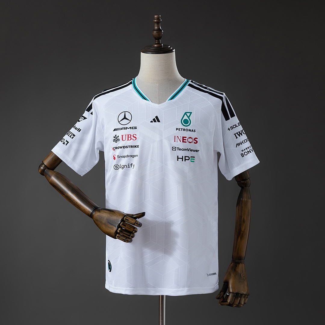 Mercedes-AMG Petronas F1 2026 player version White T-shirt S-5XL