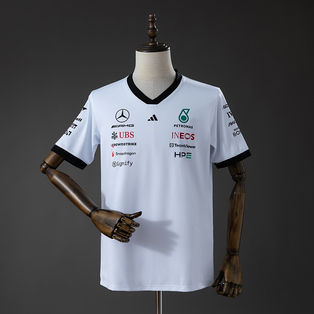 Mercedes-AMG Petronas F1 2026 White T-shirt S-5XL-1