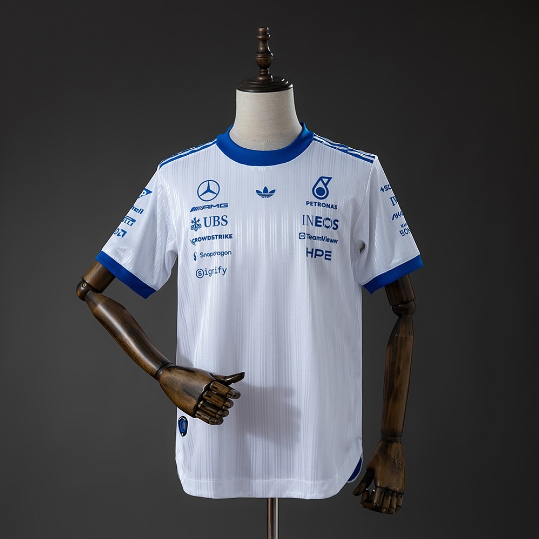Mercedes-AMG Petronas F1 2026 player version White T-shirt S-5XL-2 3