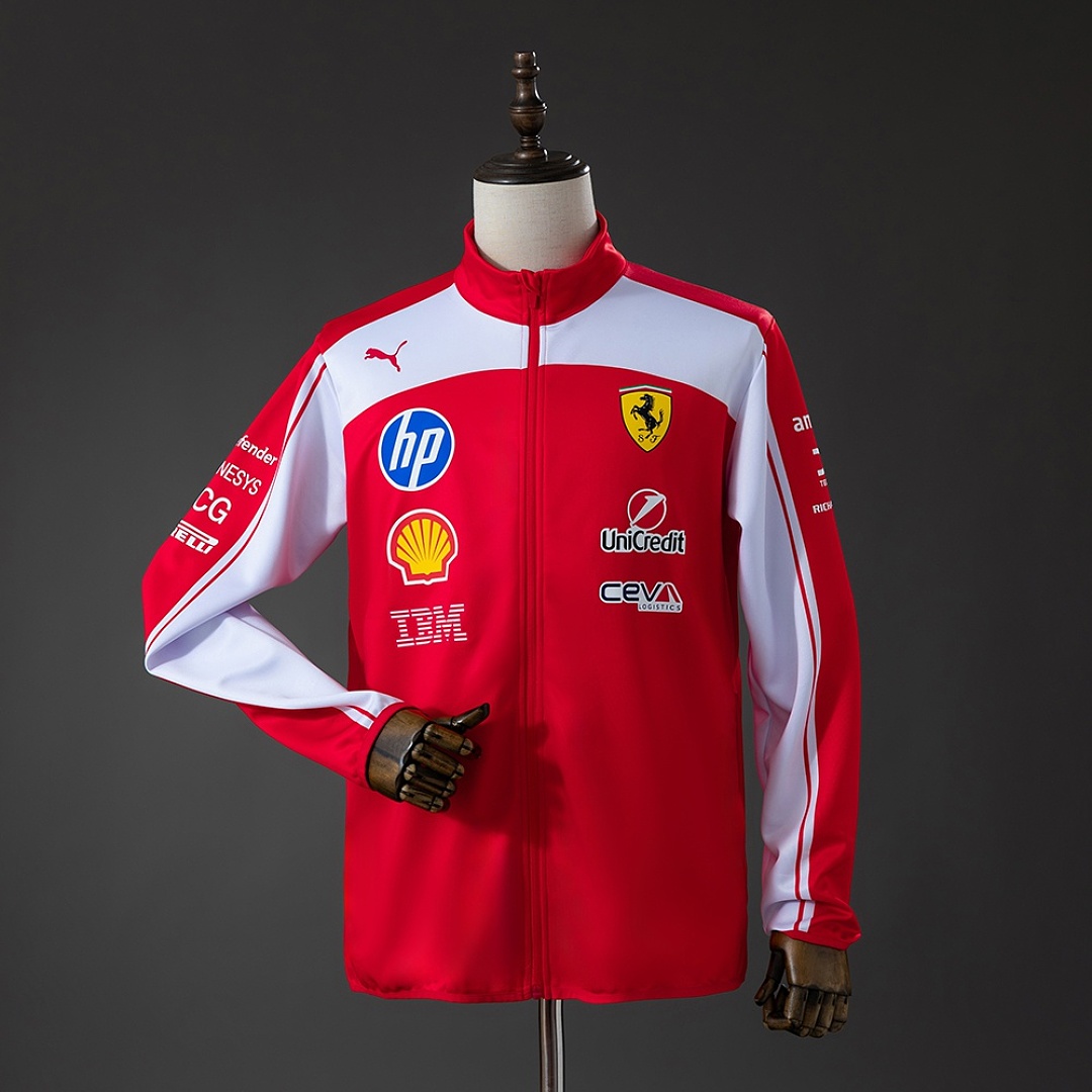 Scuderia Ferrari 2026 Red Full-Zip Jacket S-3XL