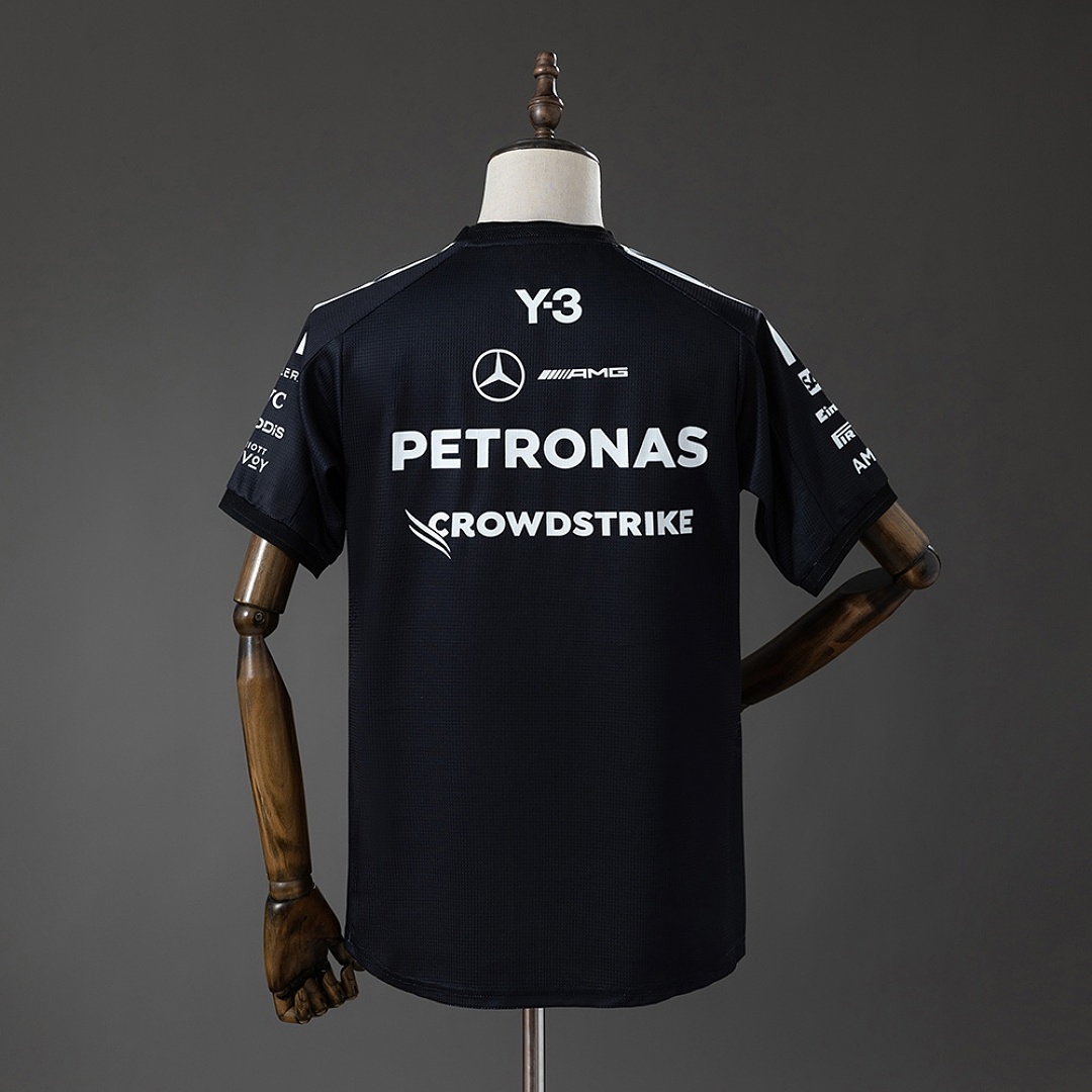 Y-3 Mercedes-AMG Petronas F1 Black T-shirt S-5XL 3