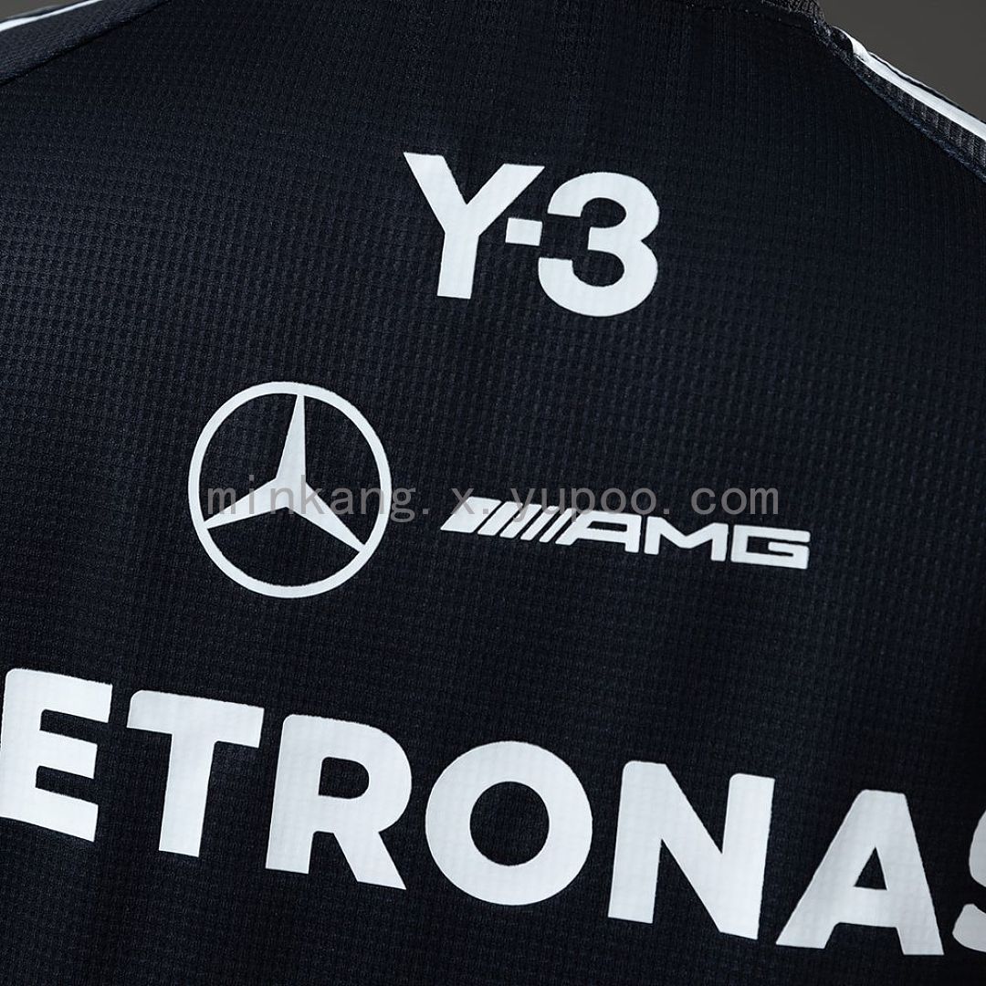 Y-3 Mercedes-AMG Petronas F1 Black T-shirt S-5XL 8