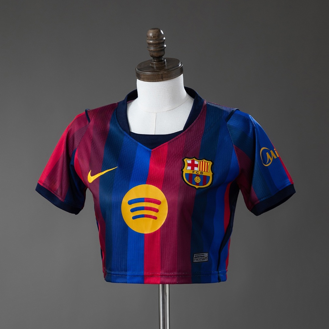 Barcelona 26/27 Home Women's Crop Jersey S-XXL 2