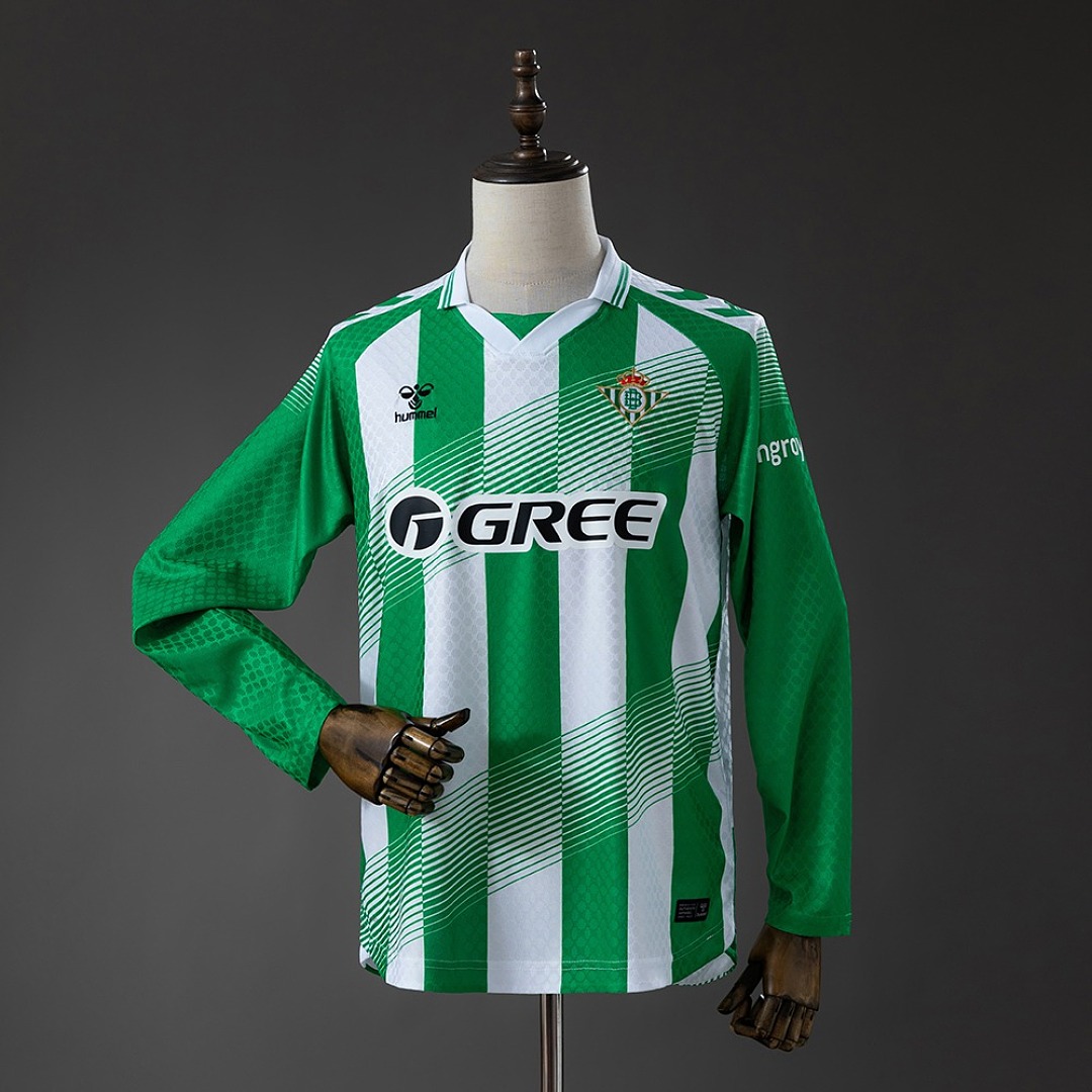 Real Betis 26/27 Home Long-Sleeve Champions League Edition ersey S-4XL 3