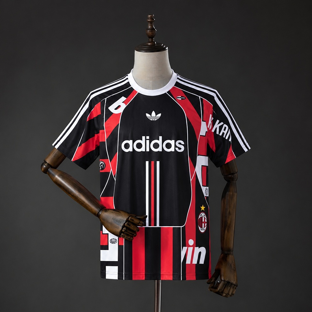 AC Milan 26/27 Adidas Trefoil Black Jersey S-XXL