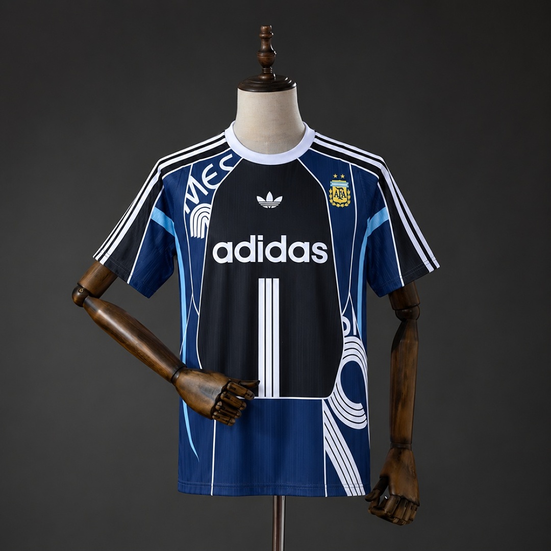 Argentina 26/27 Adidas Trefoil Black Jersey S-XXL