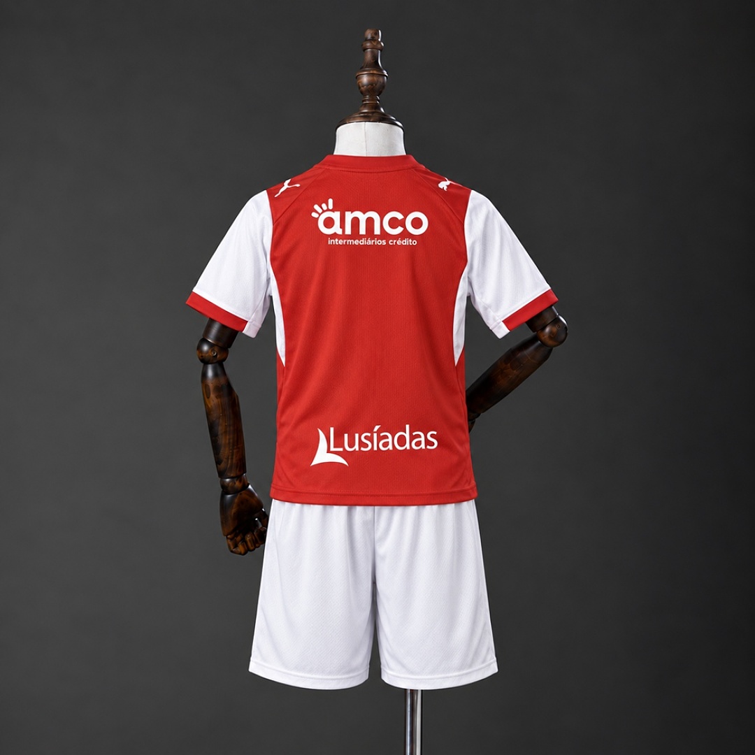 Braga 26/27 Home Kids Kit Size 16-28 3