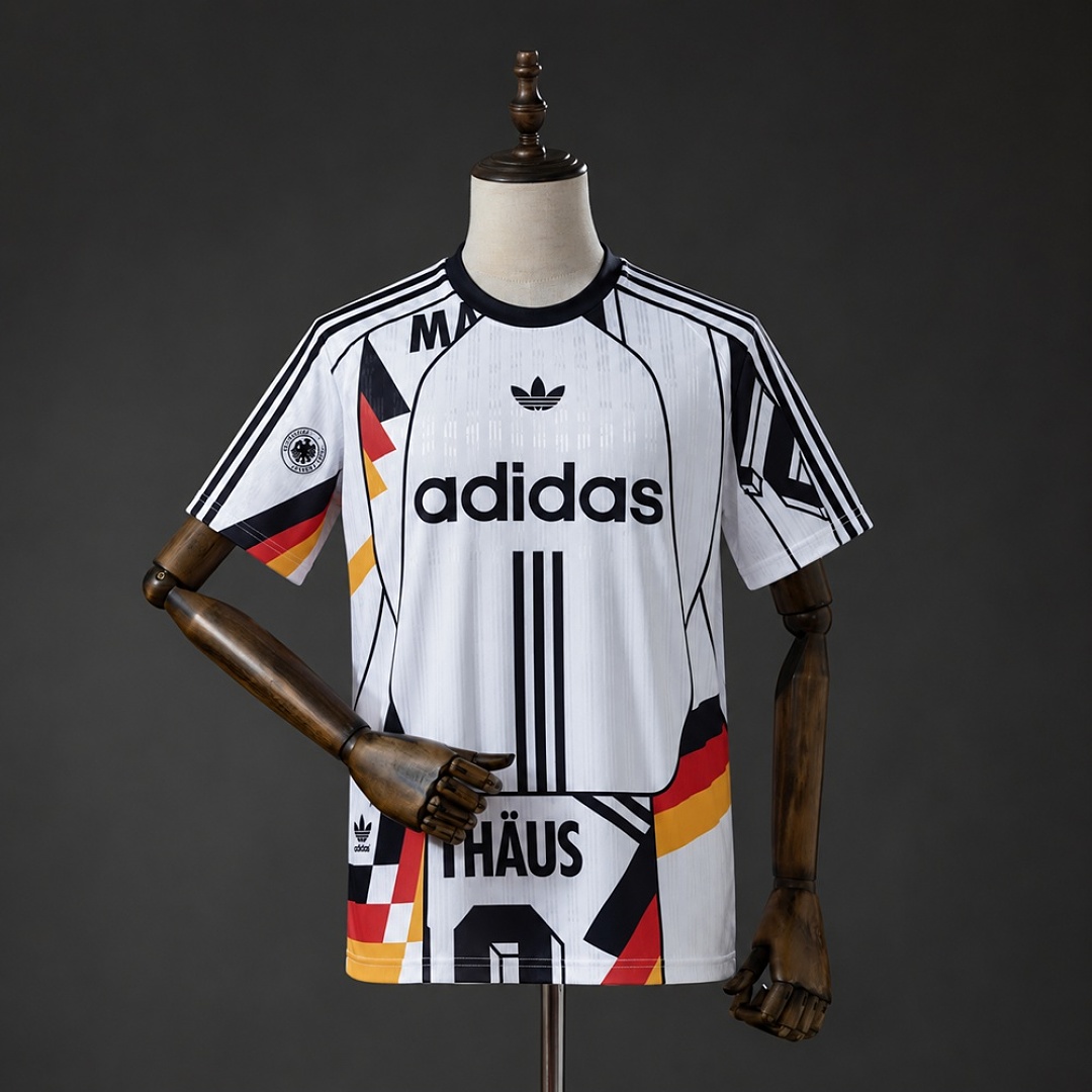 Germany 26/27 Adidas Trefoil Black Jersey S-XXL