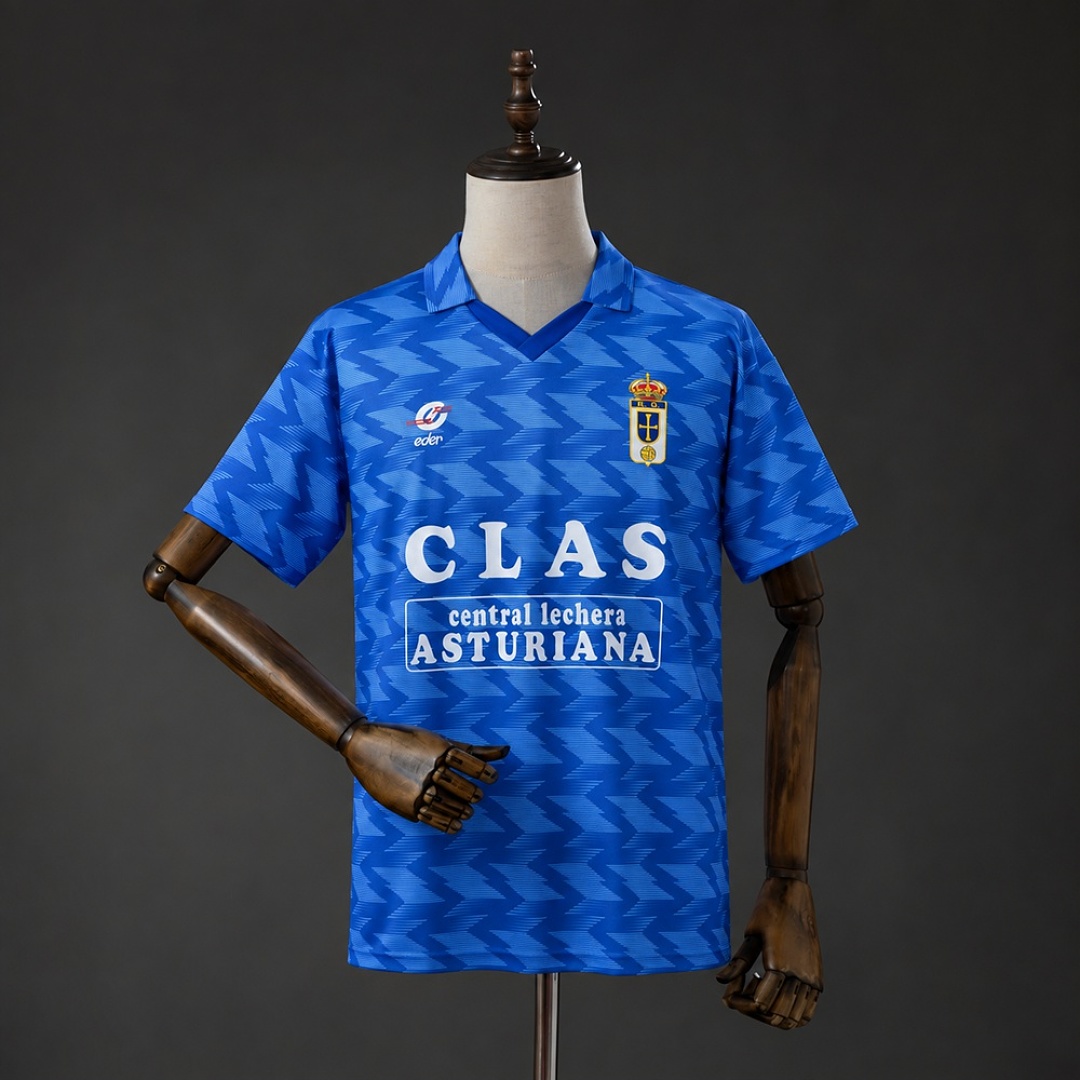Real Oviedo 89/90 Home Retro Jersey S-XXL