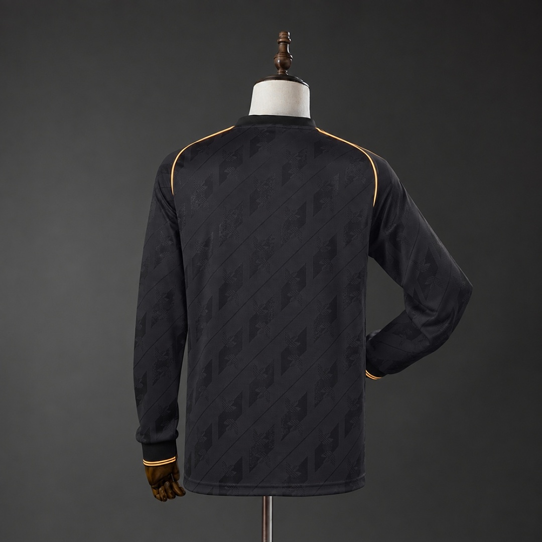 Ajax 26/27 Casual Black Long-Sleeve Retro Shirt S-4XL 2