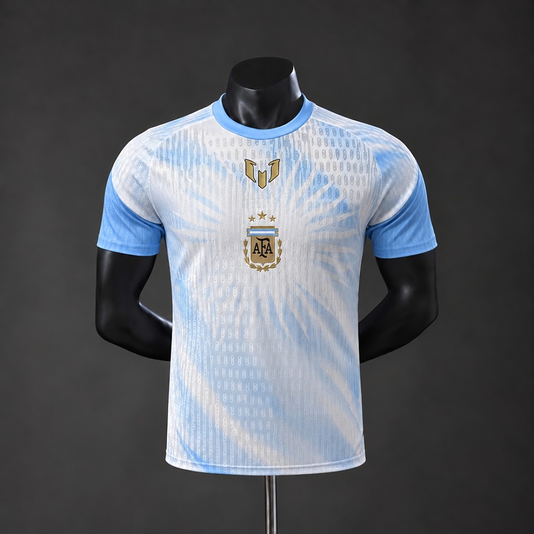 Argentina White Commemorative Player Version Jersey S-XXL