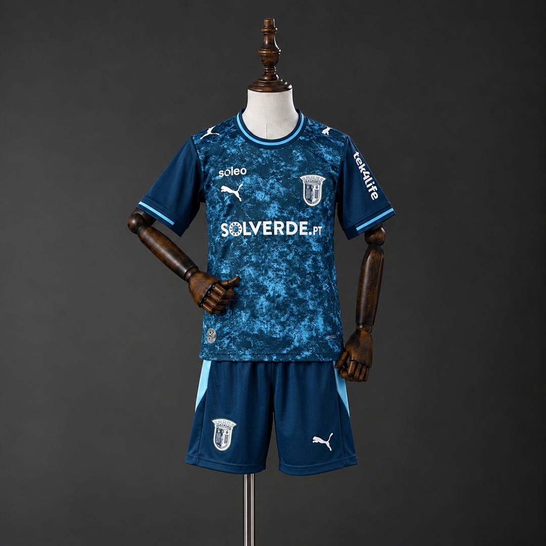 Braga 26/27 Third Away Kids Kit Size 16-28 3