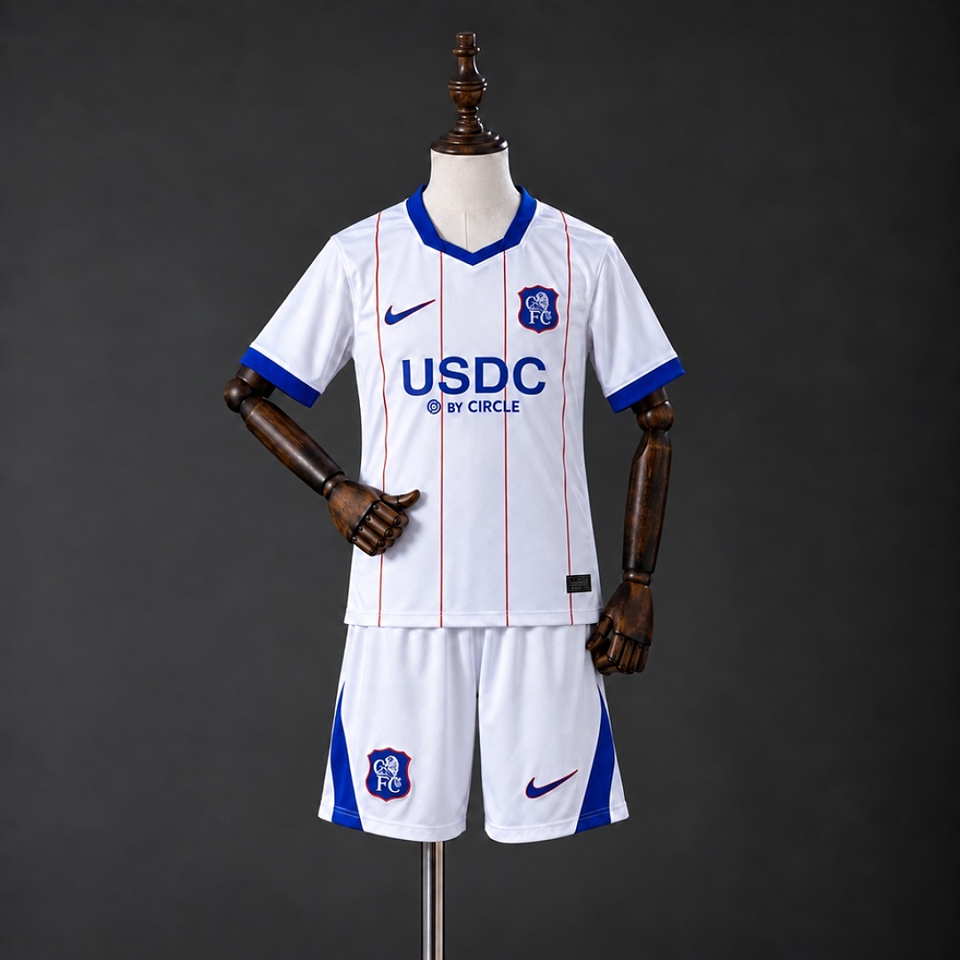 Chelsea 26/27 Third Away Kids Kit Size 16-28