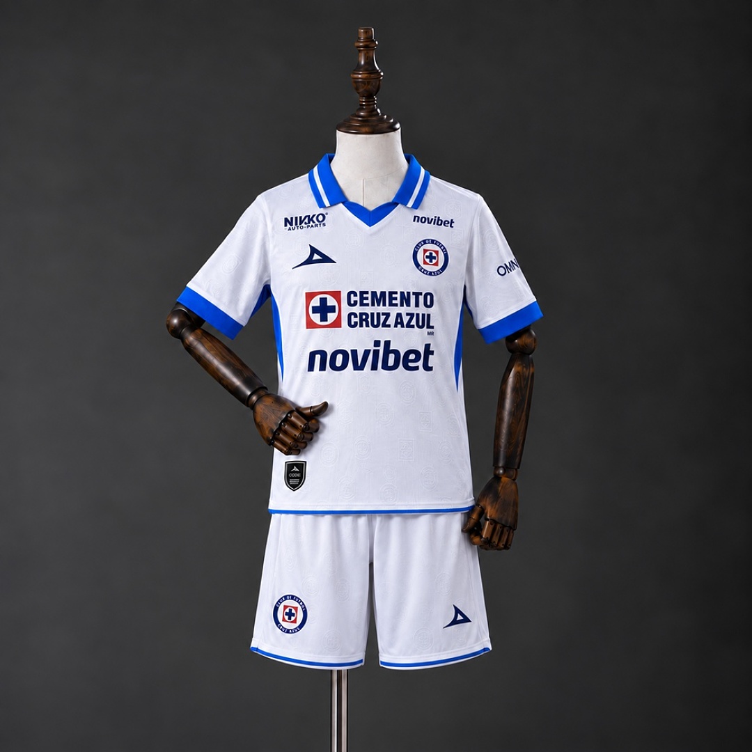 Cruz Azul 26/27 Away Kids Kit Size 16-28