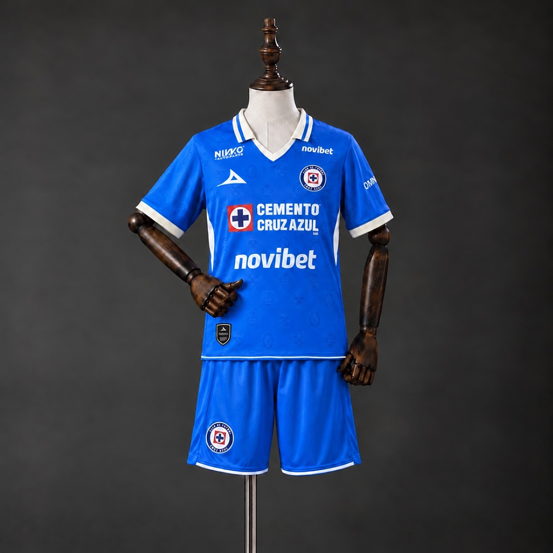 Cruz Azul 26/27 Home Kids Kit Size 16-28