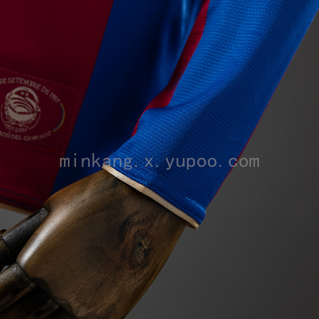 Retro 07/08 Barcelona long sleeves home S-XXL 3