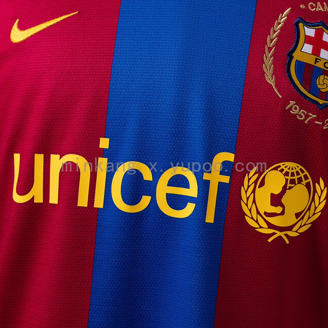 Retro 07/08 Barcelona long sleeves home S-XXL 6