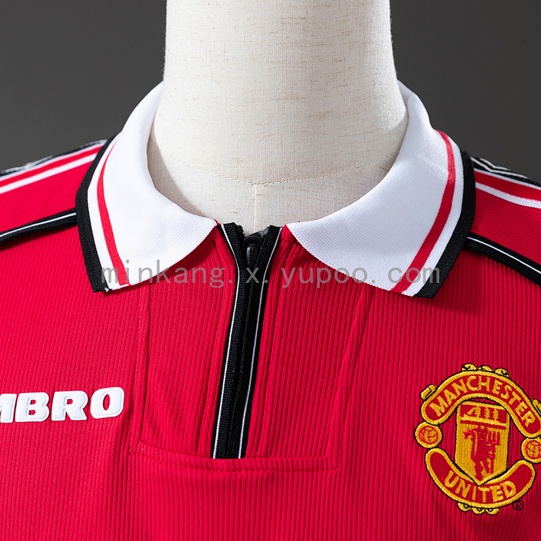 Retro long-sleeved 98/99 M-U home S-XXL 4