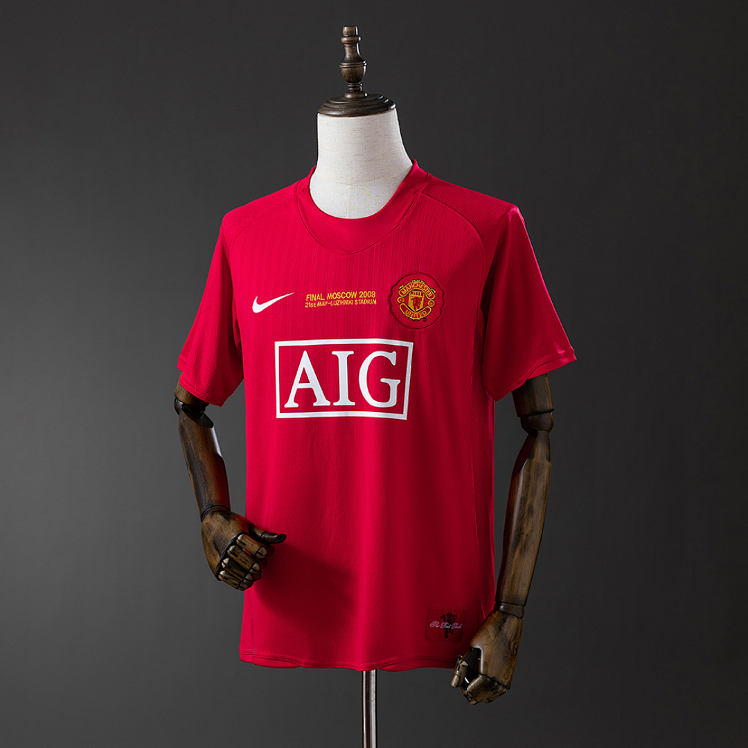 Retro 07/08 M-U Champions League version home S-XXL 9