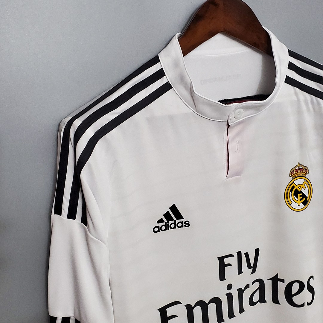 Retro Long Sleeve Real Madrid 14/15 home S-XXL 4