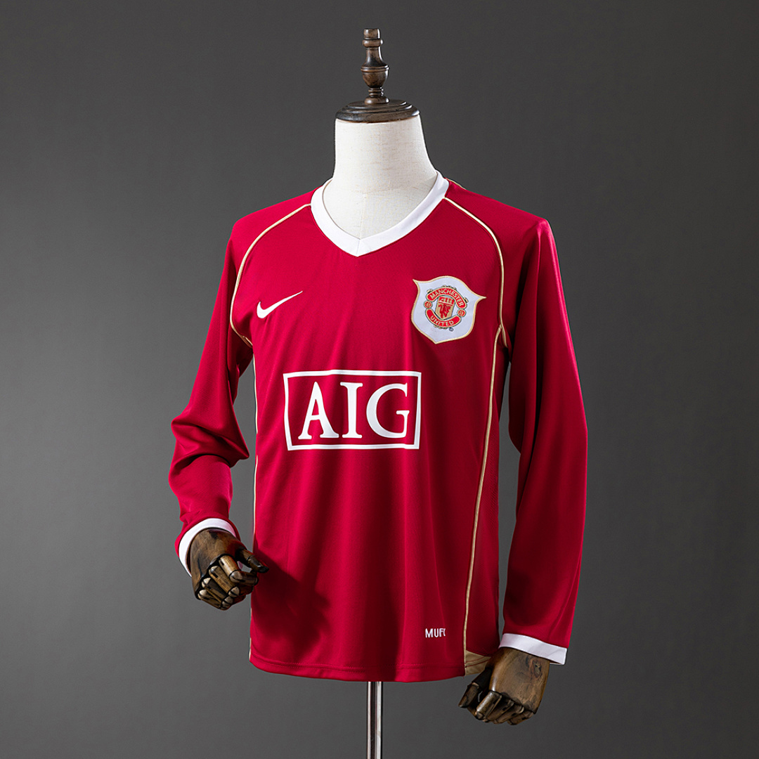 Retro 06/07 M-U Long sleeve home S-XXL