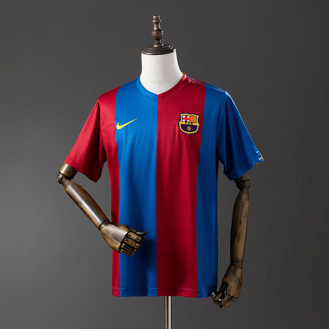 Retro Barcelona 06/07 home S-XXL 7