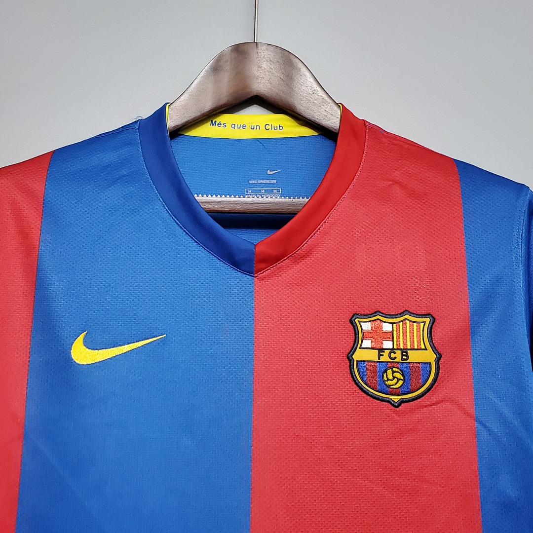 Retro Barcelona 06/07 Long sleeve home S-XXL 5