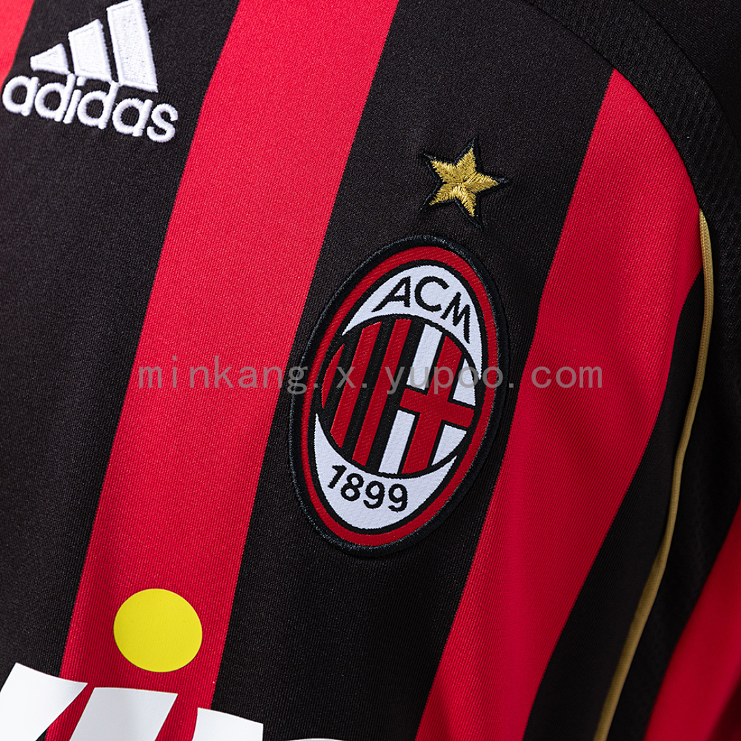 Retro 06/07 AC Milan Long sleeve home S-XXL 4
