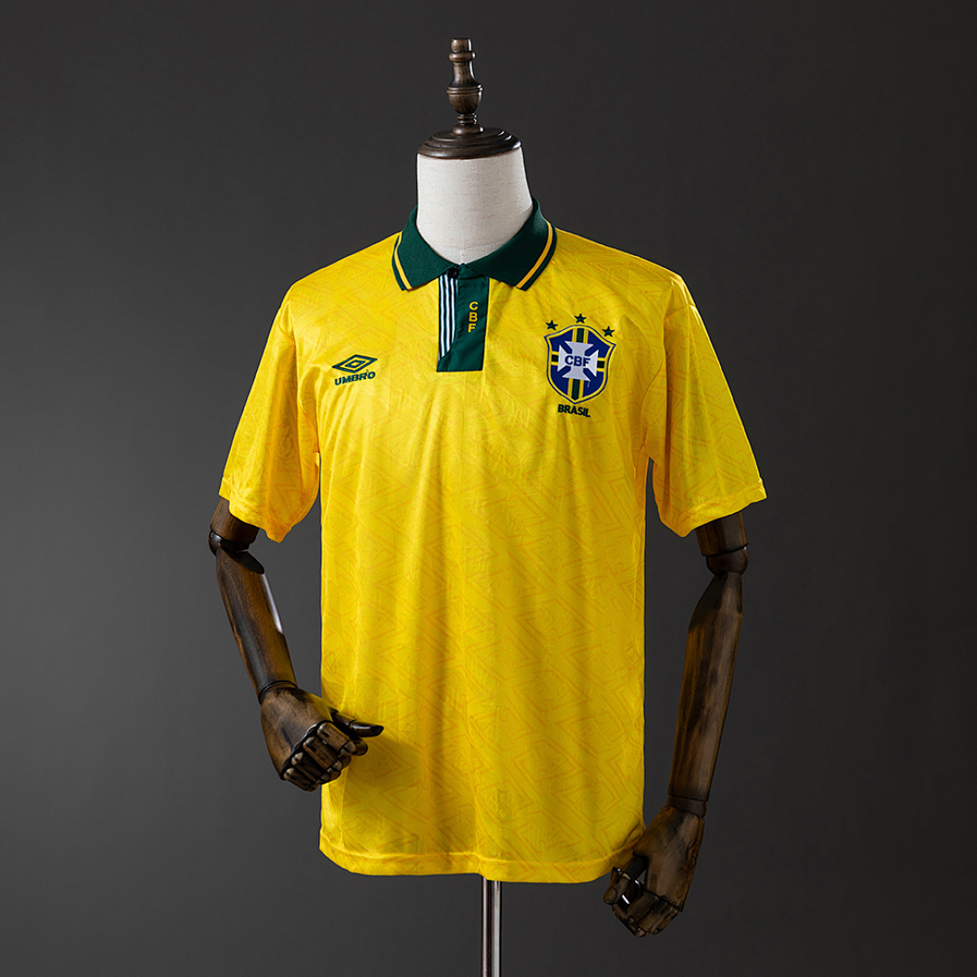 Retro Brazil 91/93 home S-XXL 7
