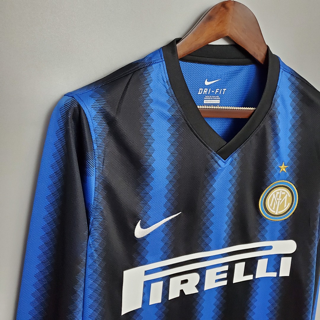 Retro long-sleeved 10/11 Inter Milan home S-XXL 5