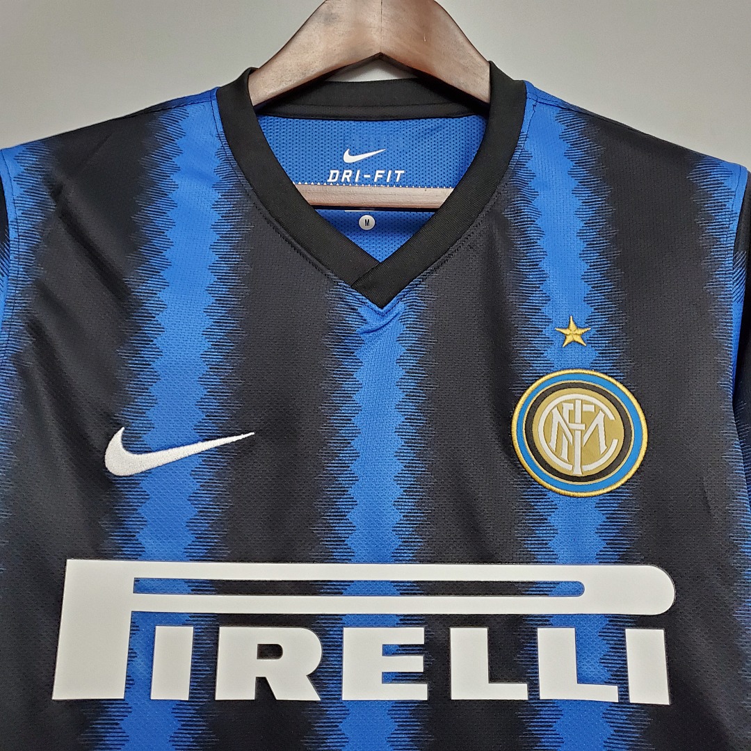 Retro long-sleeved 10/11 Inter Milan home S-XXL 10