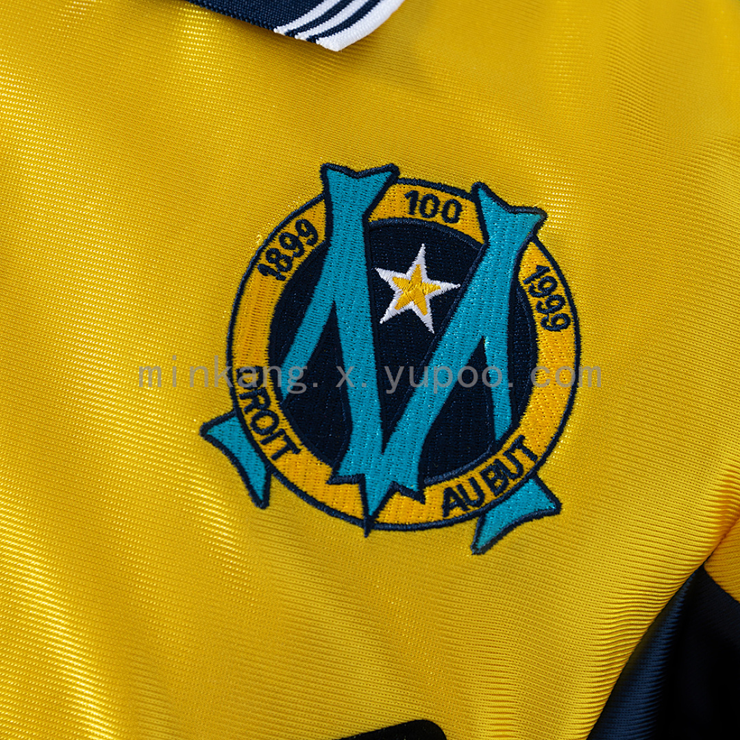 Retro 98/99 Marseille away yellow S-XXL (811) 4