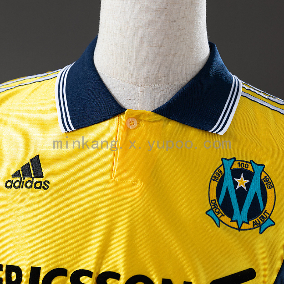 Retro 98/99 Marseille away yellow S-XXL (811) 6