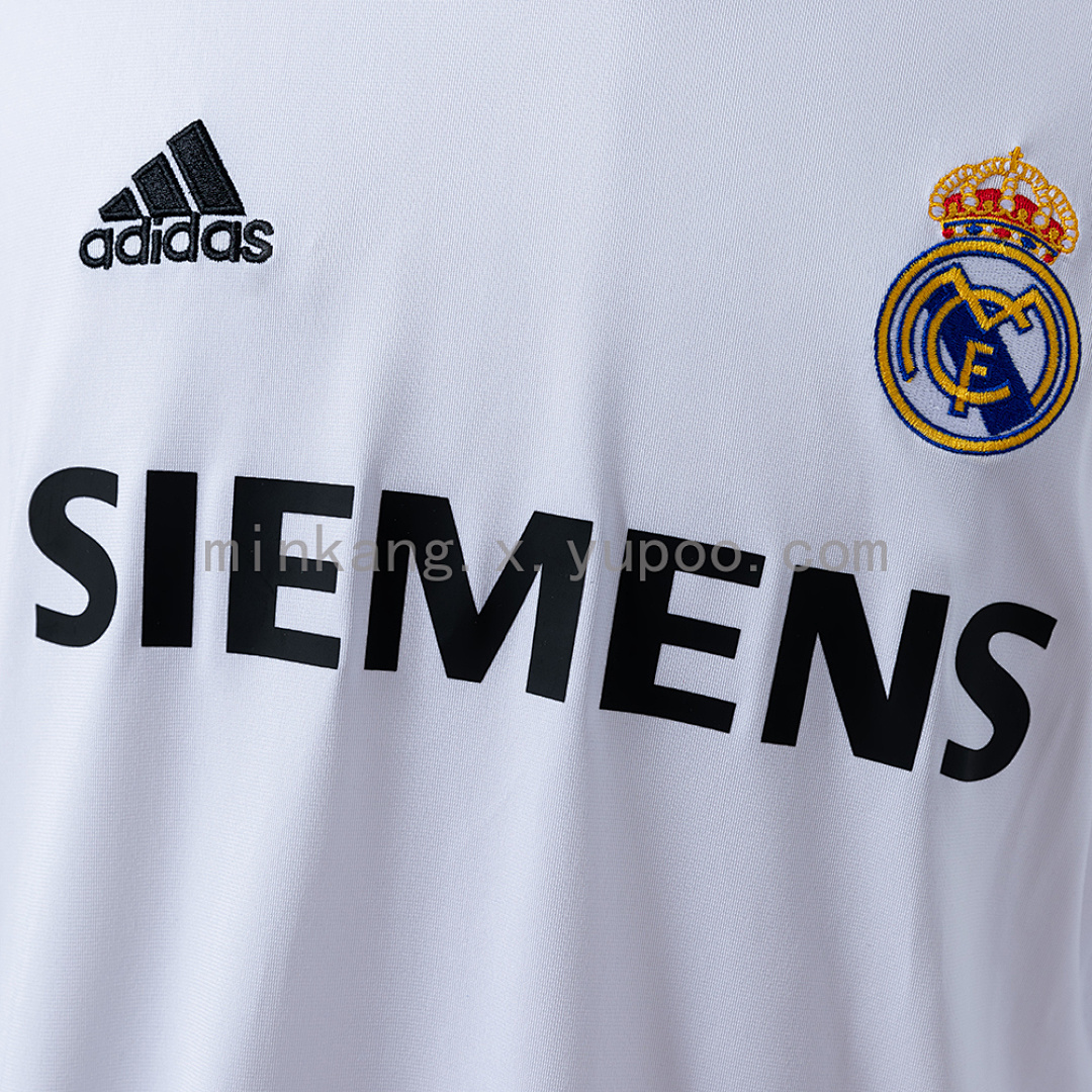 Retro long sleeve Real Madrid 05/06 home S-XXL 5