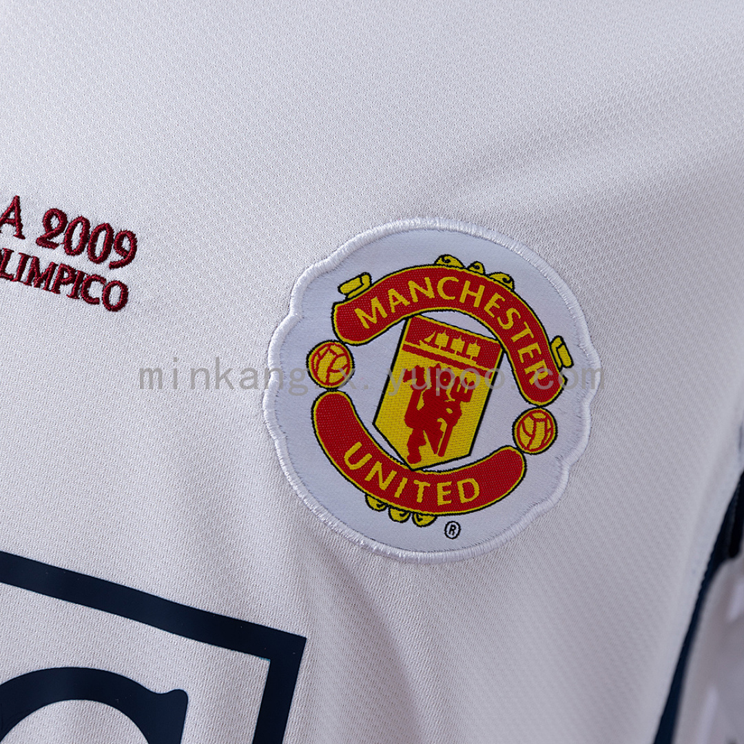 Retro Manchester United 08/09 Champions League away white S-XXL 6