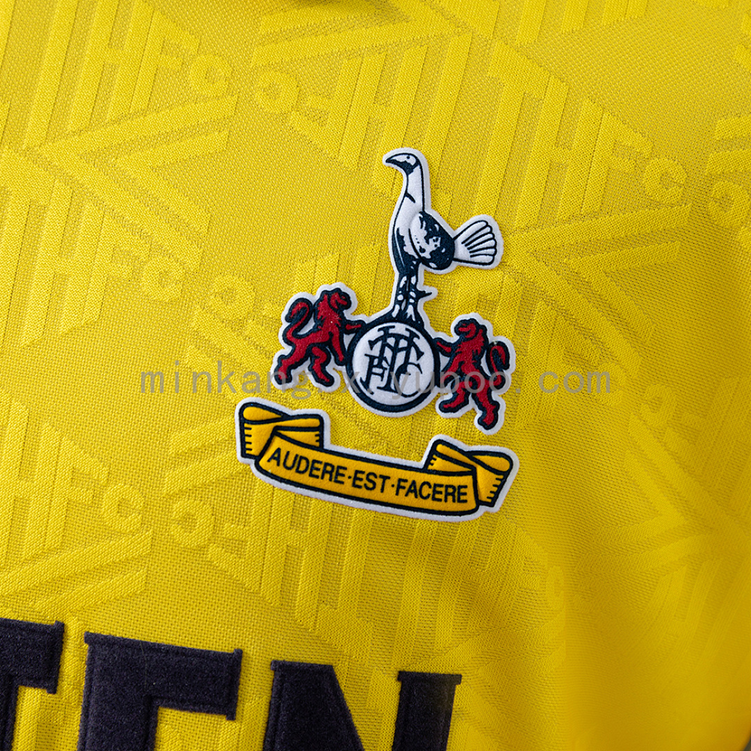 Retro Tottenham 92/94 Away Yellow S-XXL 4