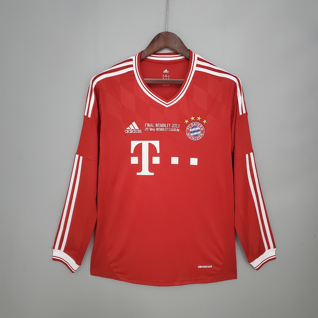 Retro long sleeve Bayern Munich 13/14 Champions League home S-XXL